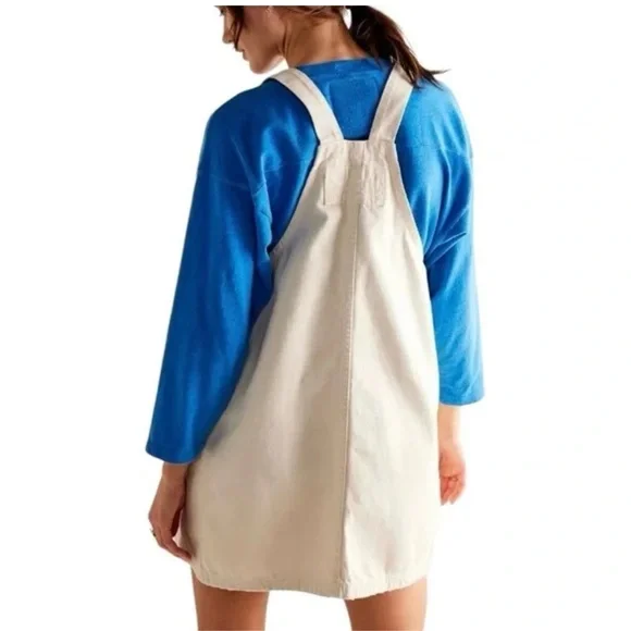Free People We The Free Overall Smock Mini Dress - Picture 3 of 10